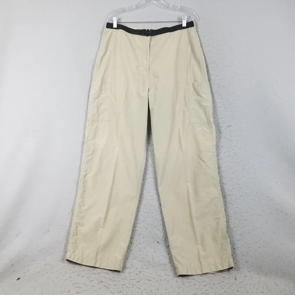 Pellini Pants Boys 15/16 Beige Cargo Elastic Waist Nylon Blend Outdoor